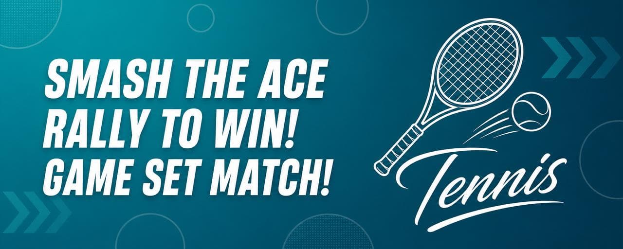 Smash the ace, rally to win, game set match — tennis betting